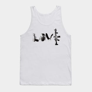 gun firearms love Tank Top